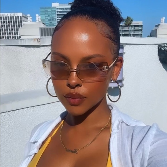 CHANEL 4104-B rhinestone cc SUNGLASSES - Picture 8 of 8